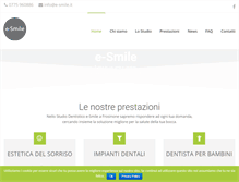 Tablet Screenshot of e-smile.it